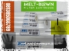 adsmf spun bonded filter cartridge melt blown  medium